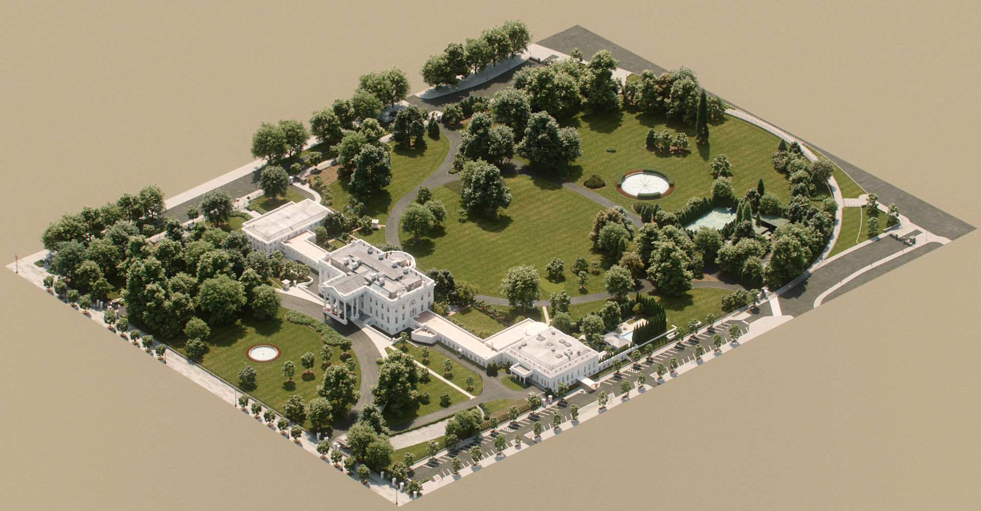 The White House Ultimate Edition 3D model_11