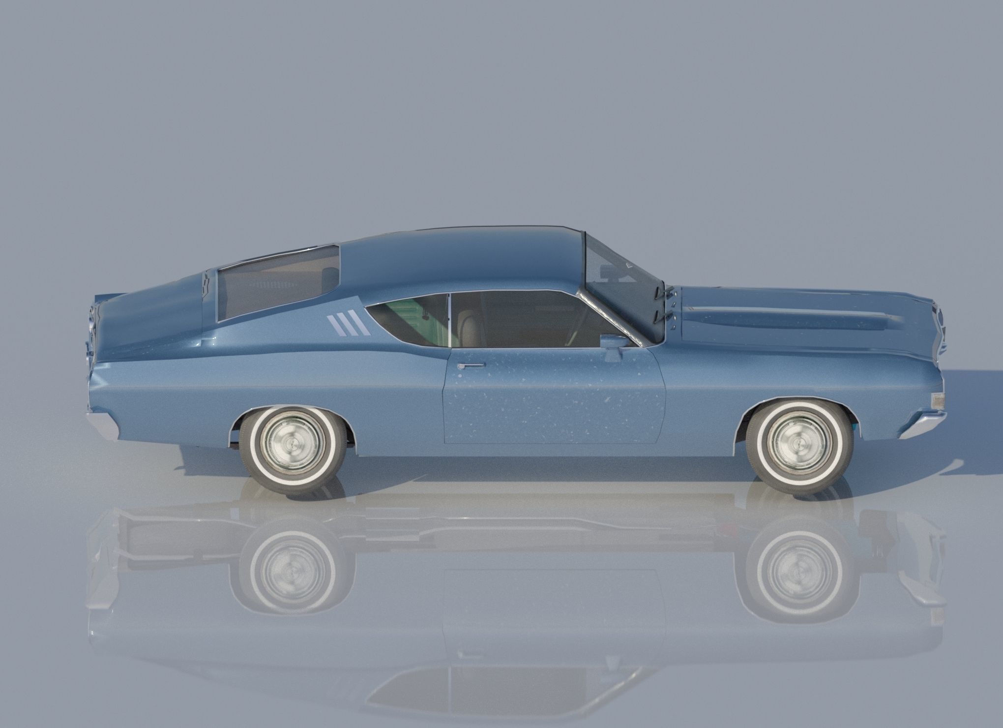 Ford Torino 3D model_2