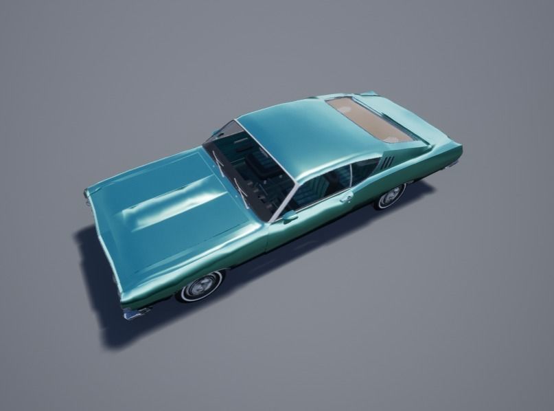 Ford Torino 3D model_10