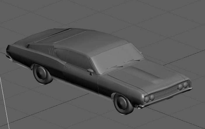 Ford Torino 3D model_16