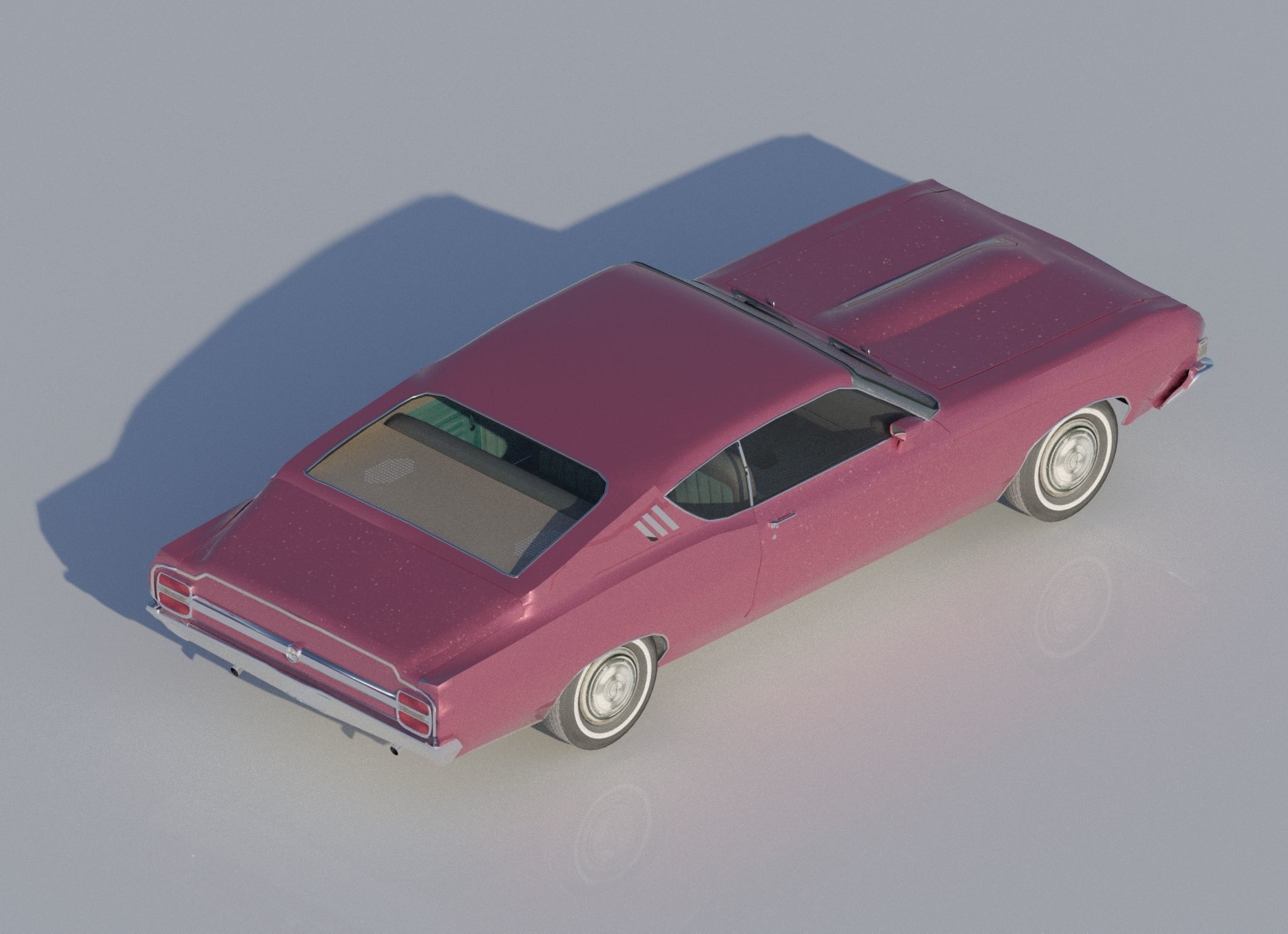 Ford Torino 3D model_1