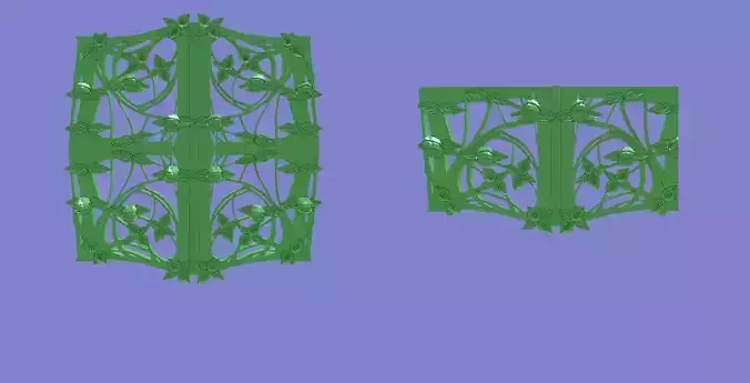 Brazilian Iron Work Art Nouveau