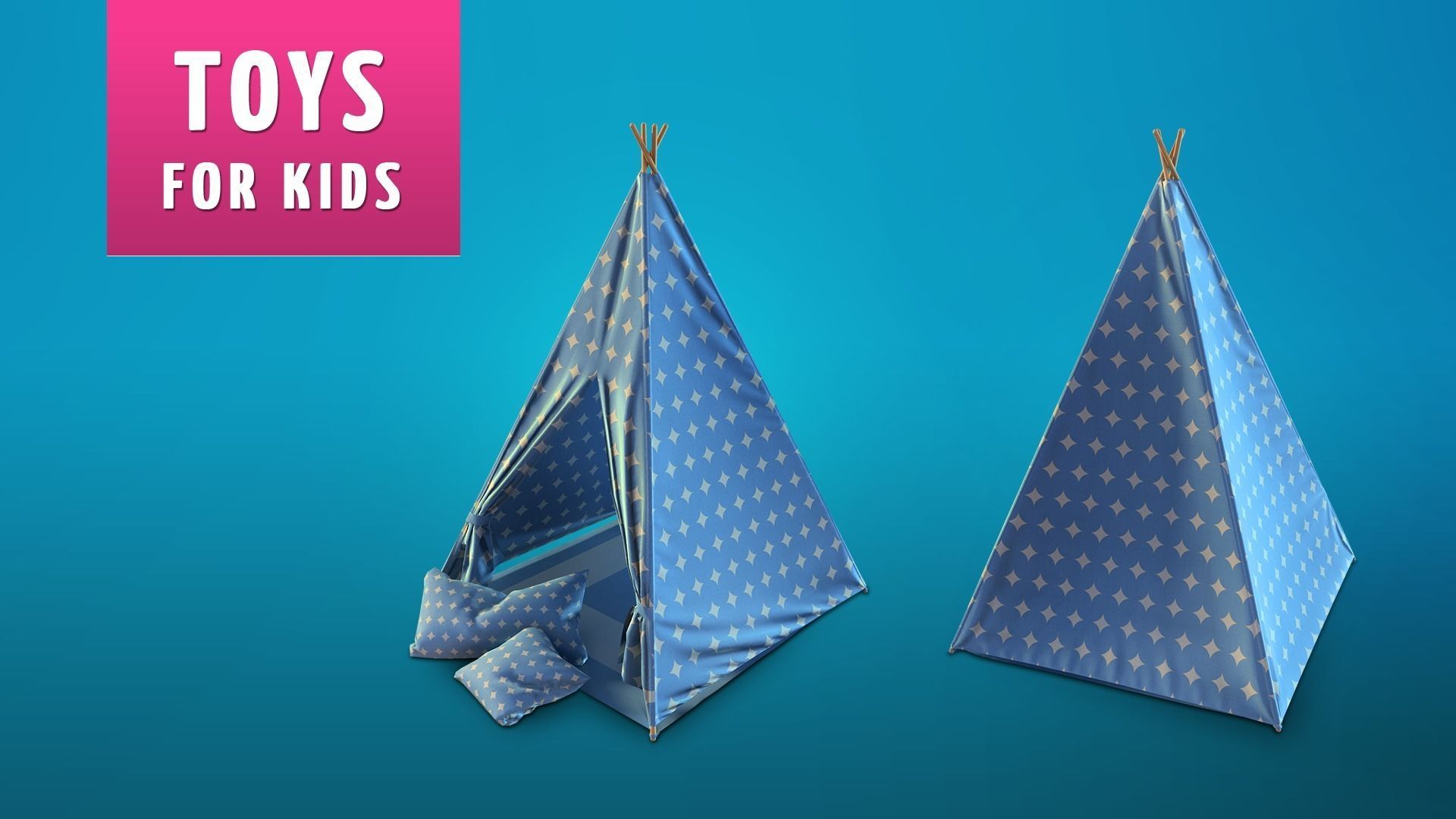 Toys for Kids Unreal Engine 4 Low-poly 3D model_6