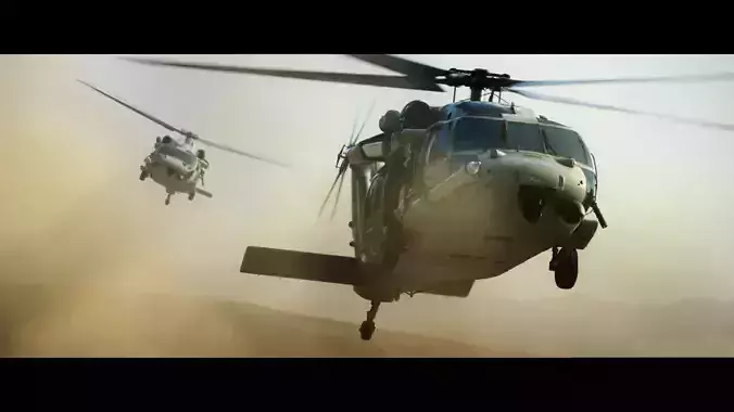  HH-60G Pave Hawk 3D model