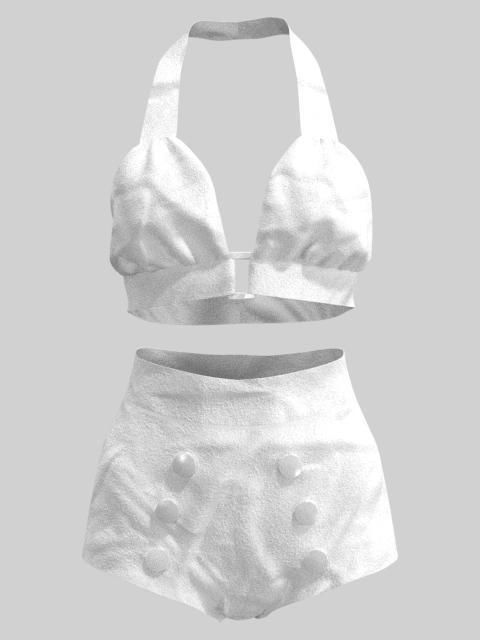 3D Fashion - Female Beach Outfit - Marvelous Designer - Clo3D 3D model_5