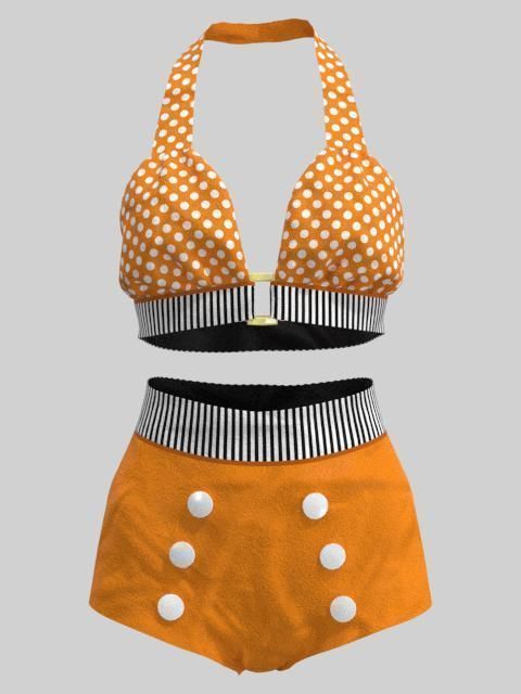 3D Fashion - Female Beach Outfit - Marvelous Designer - Clo3D 3D model_8