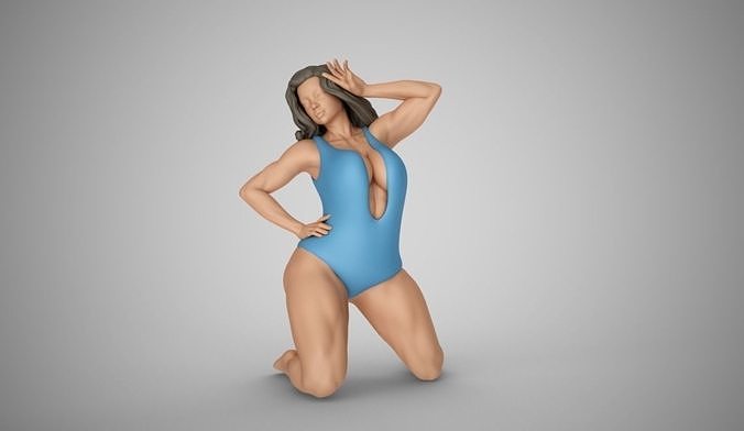 Woman Home Mood 10 3D print model