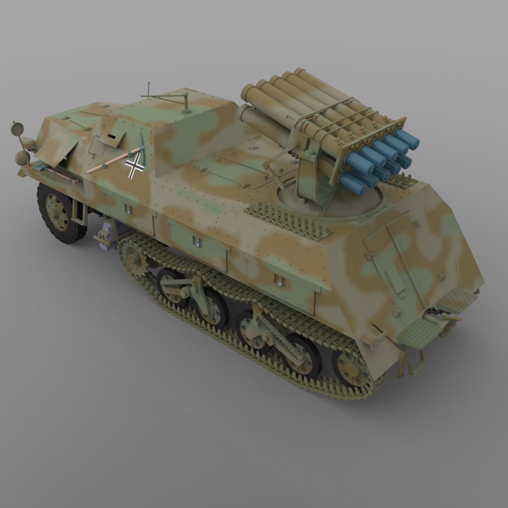 Panzerwerfer 42 3D model_7