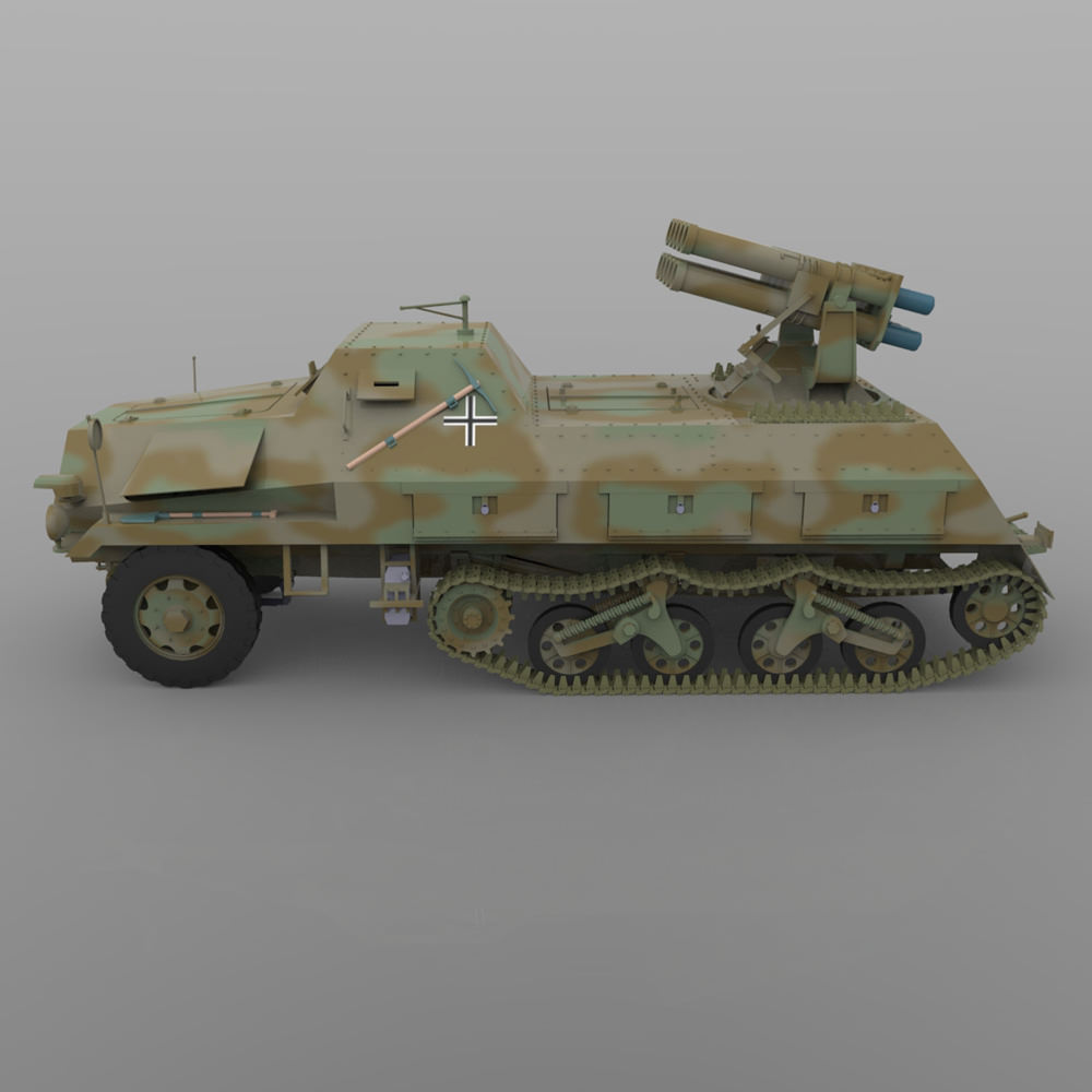 Panzerwerfer 42 3D model_6