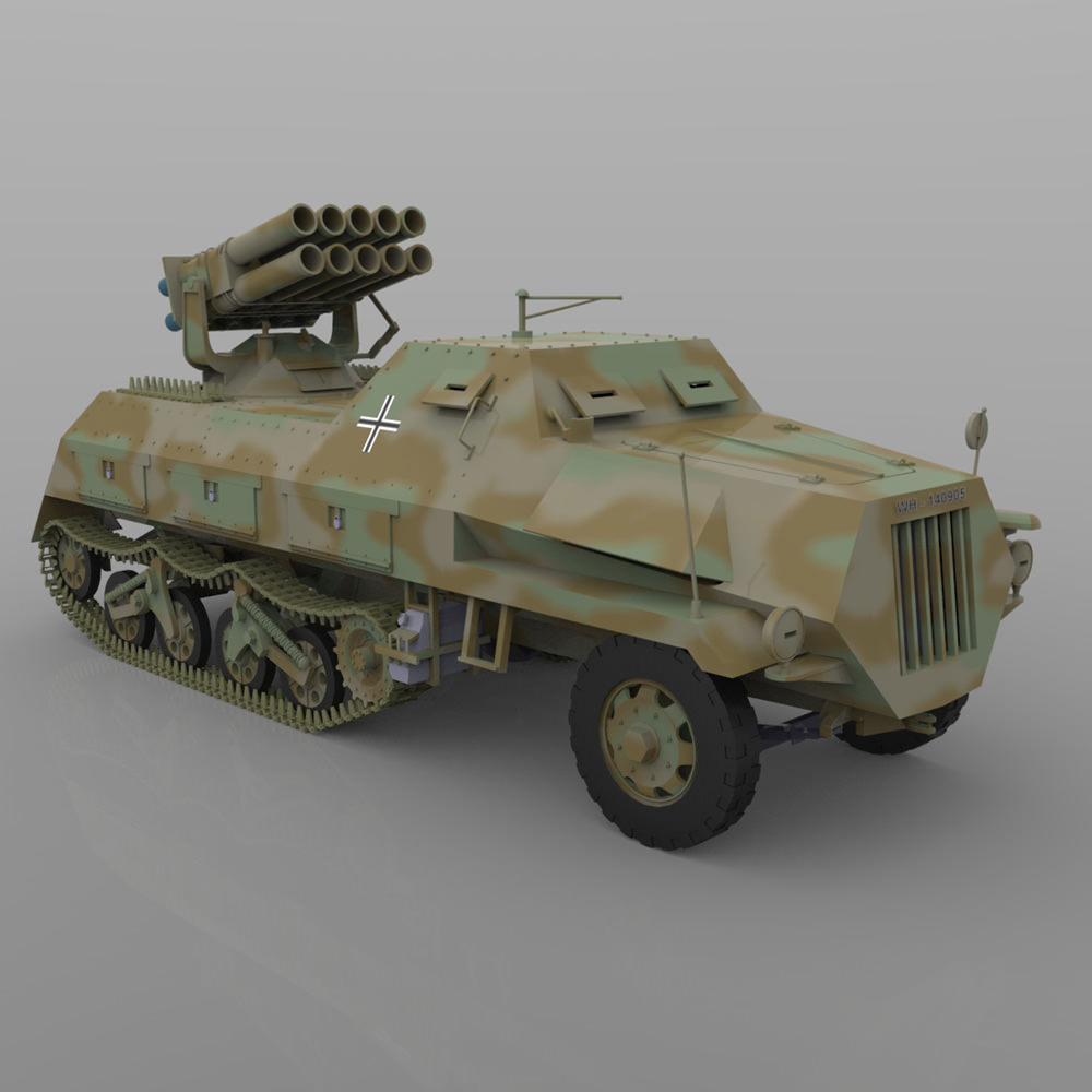 Panzerwerfer 42 3D model_3