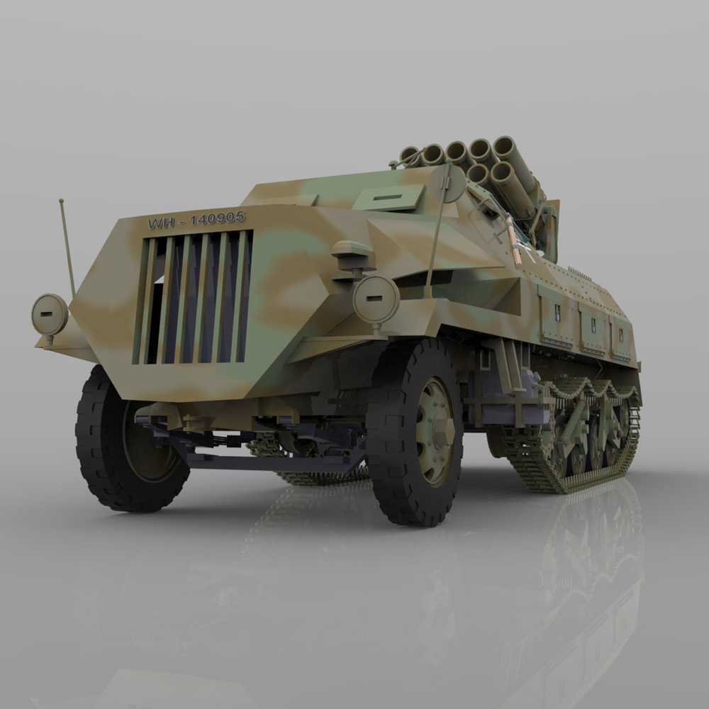 Panzerwerfer 42 3D model_4