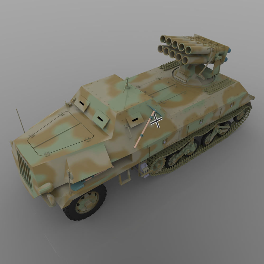 Panzerwerfer 42 3D model_5