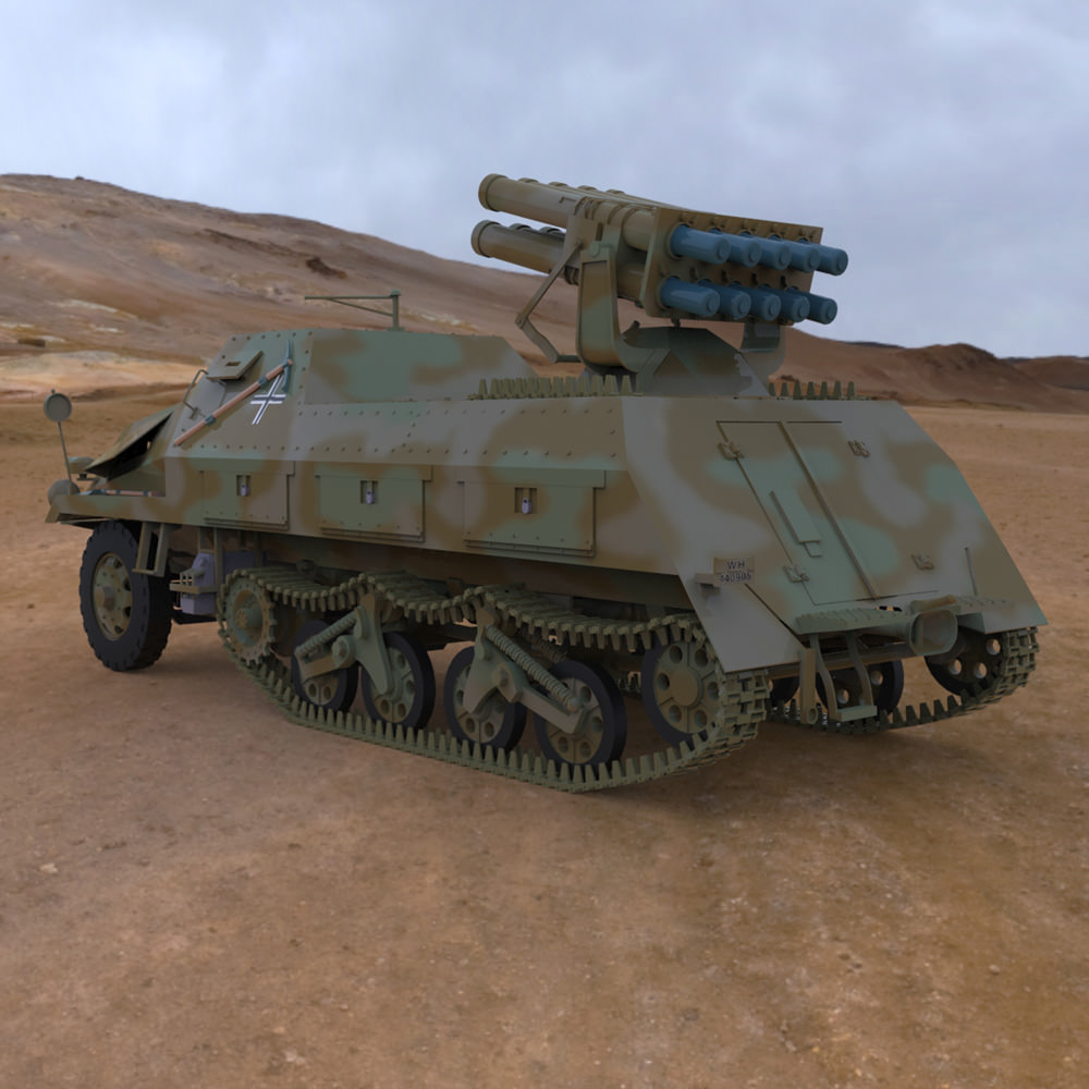 Panzerwerfer 42 3D model_2