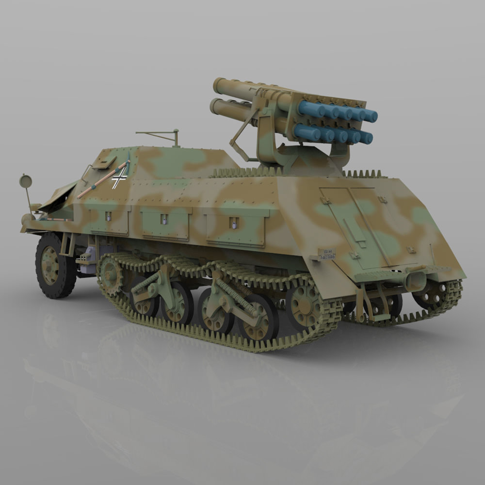 Panzerwerfer 42 3D model_8