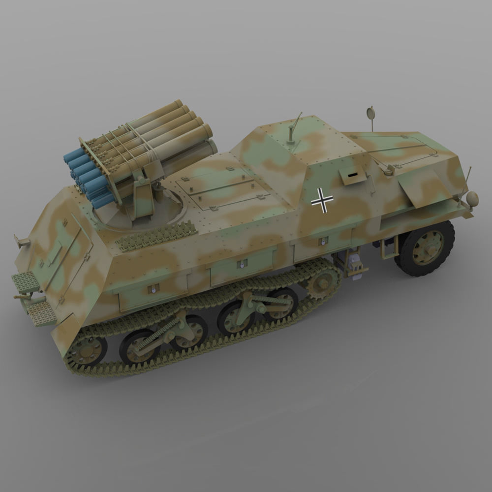 Panzerwerfer 42 3D model_10