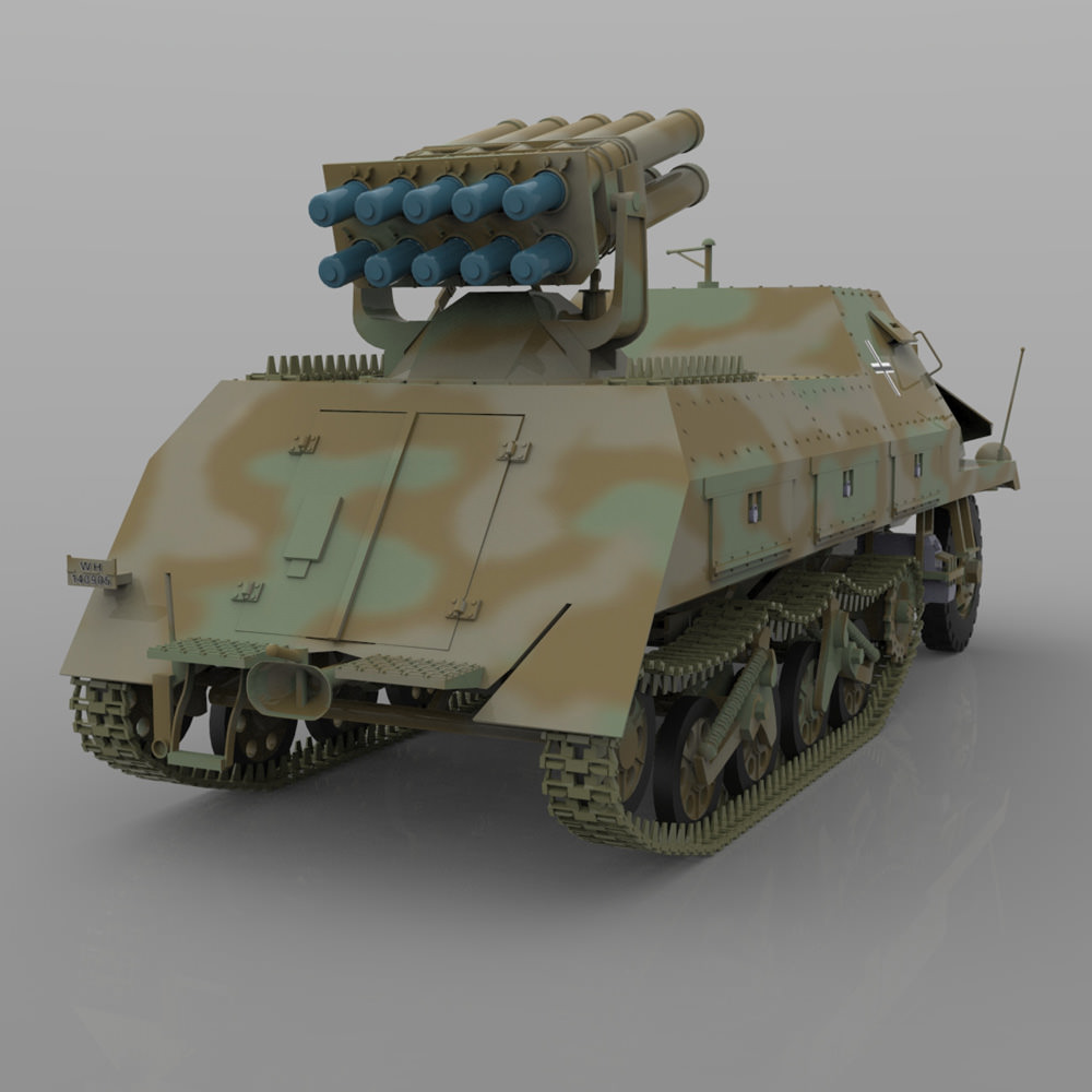 Panzerwerfer 42 3D model_9