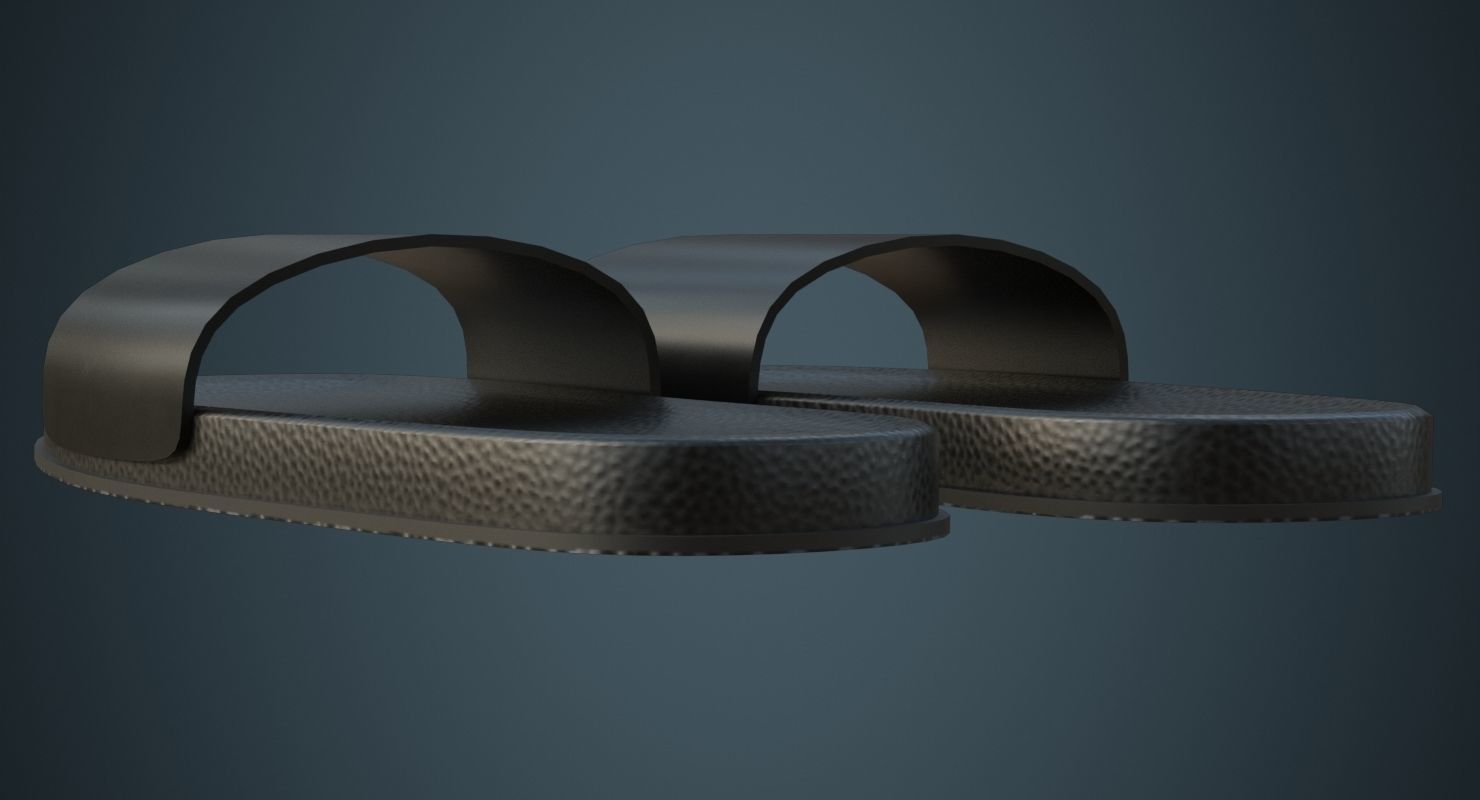 Slipper 3A Low-poly 3D model_6