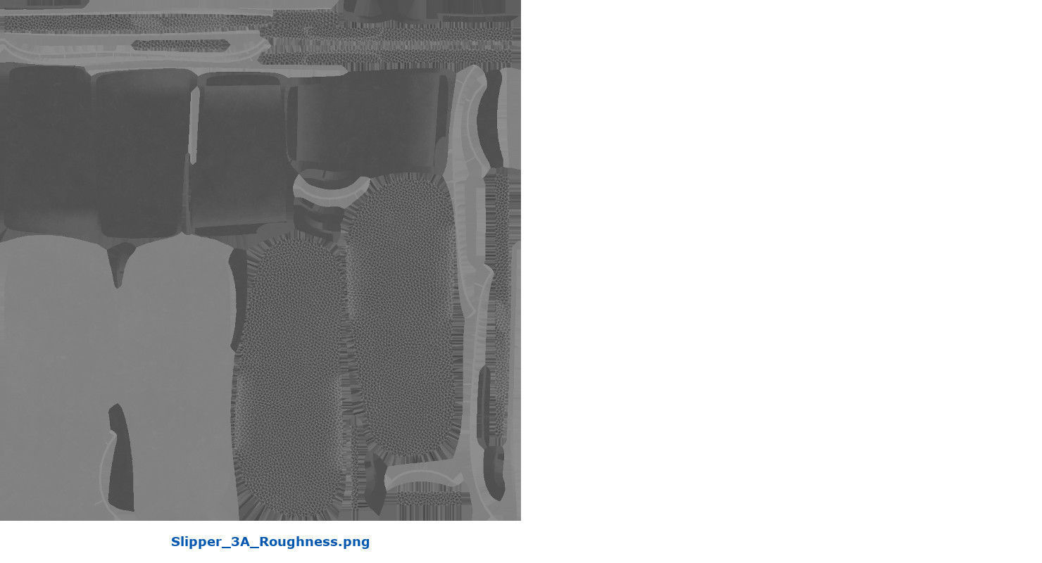 Slipper 3A Low-poly 3D model_12