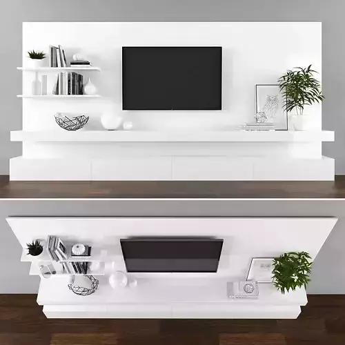 Tv stand  Low-poly 3D model