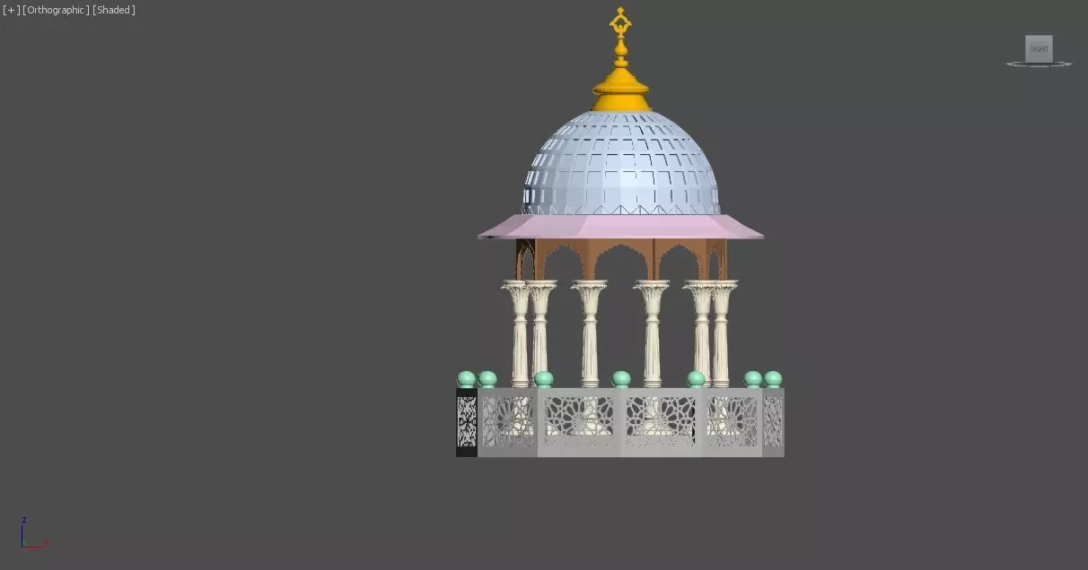 Classic Dome Free 3D model_0