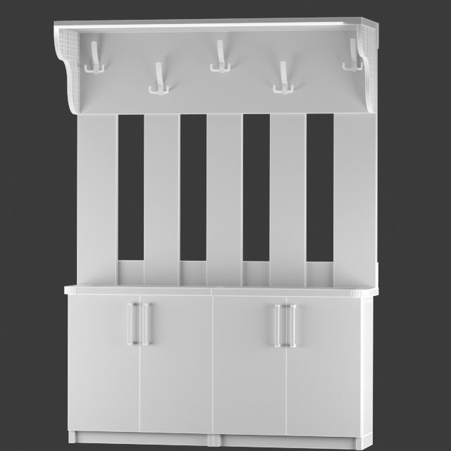 Wardrobe 3D model_3
