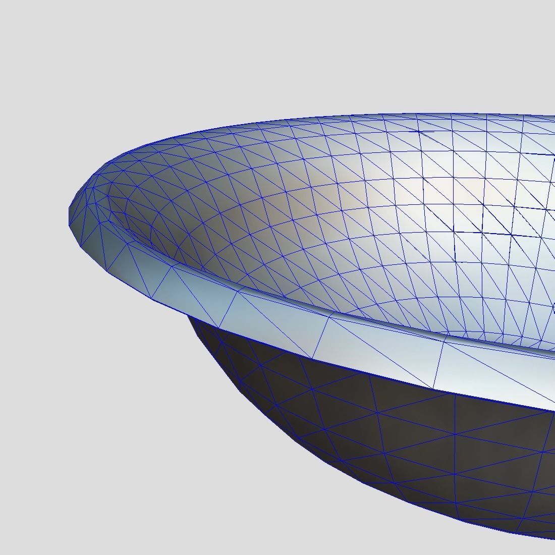 Enamel Bowl Set Low-poly 3D model_19