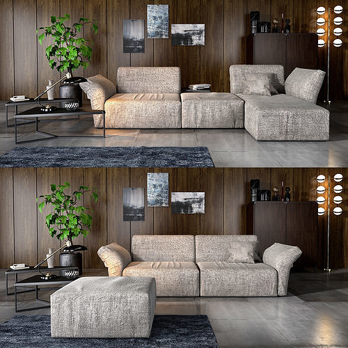 Collection Living room sets Vol 01 3D model 3