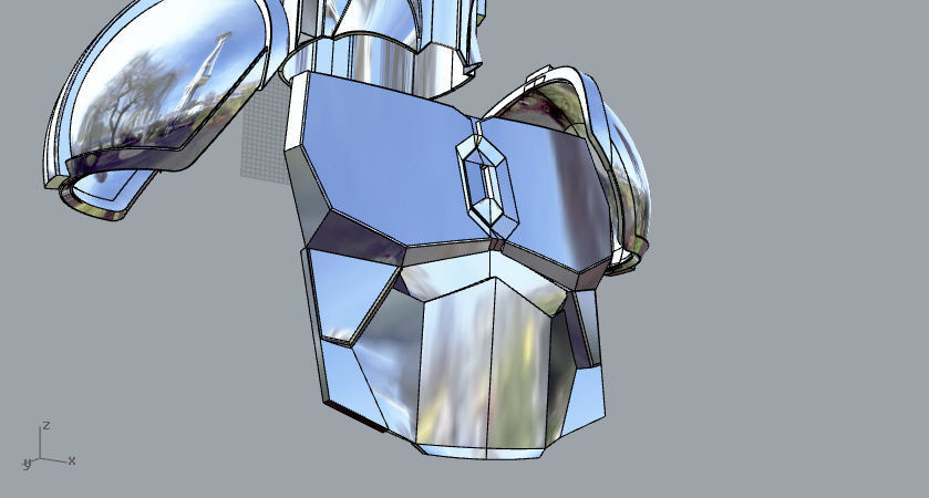 The Mandalorian Beskar steel armor and helmet UPDATED  3D print model_10