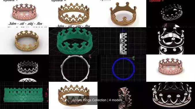 Crown Rings Collection