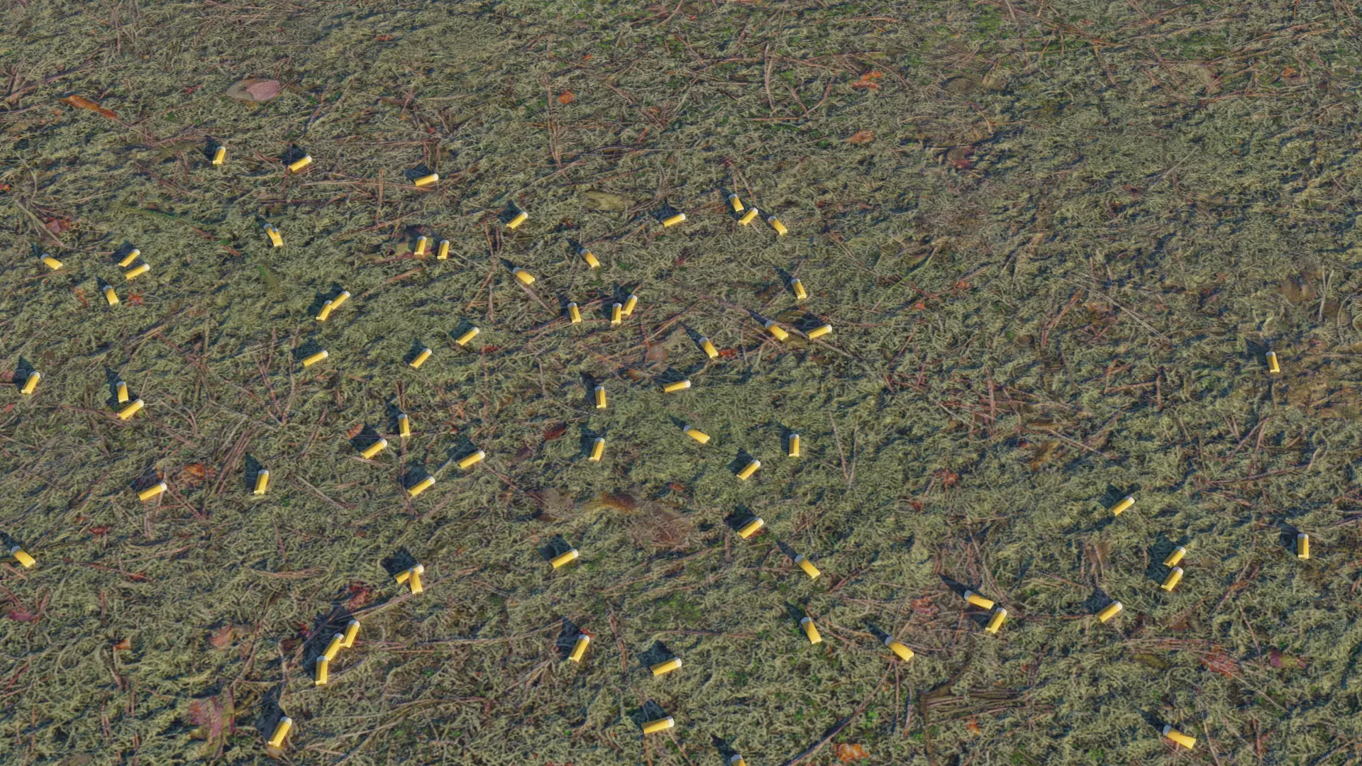 Low Poly Cigarette Butt Free low-poly 3D model