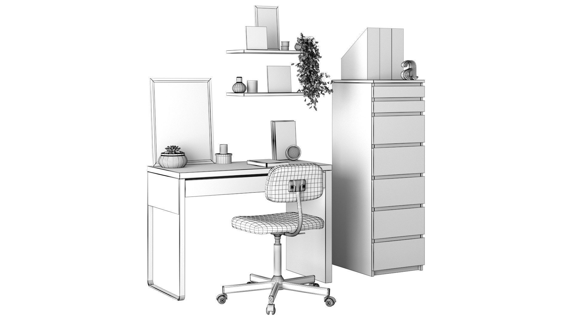 Study Pack A-D 3D Model Collection_42