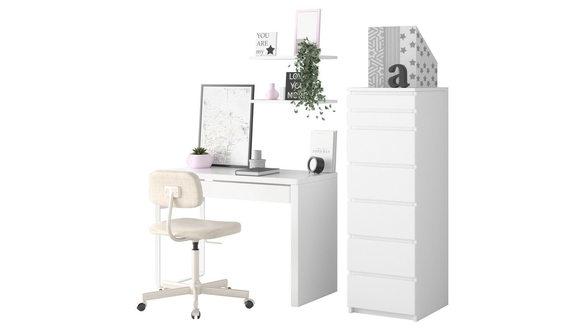 Study Pack A-D 3D Model Collection_35