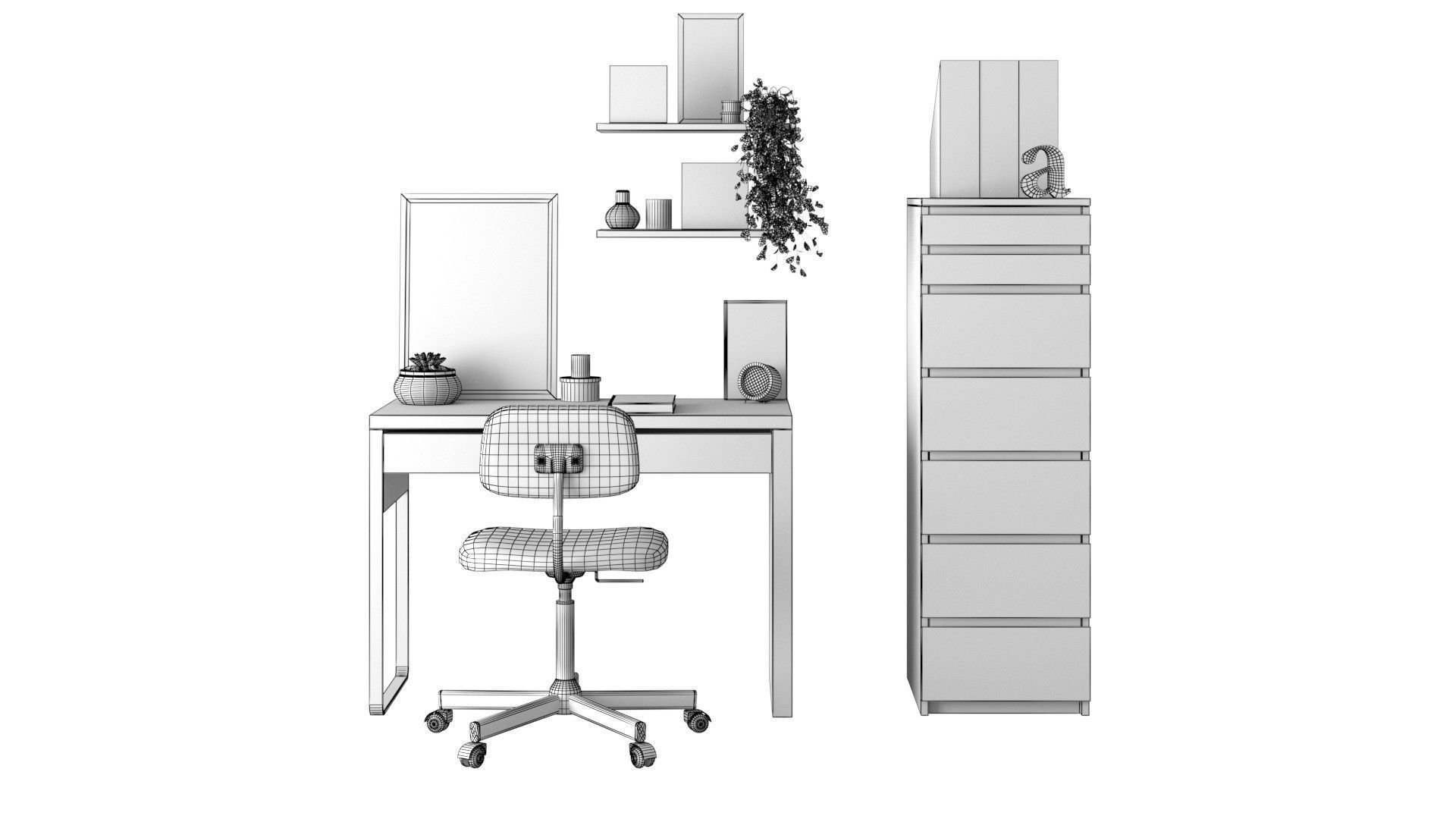 Study Pack A-D 3D Model Collection_41