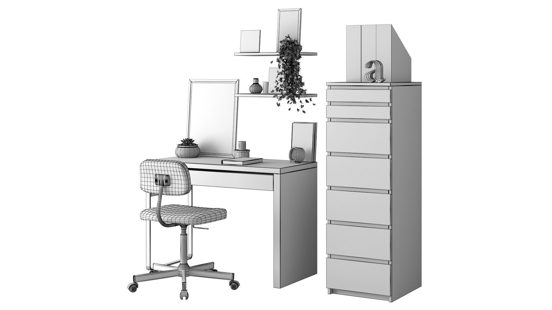 Study Pack A-D 3D Model Collection_40