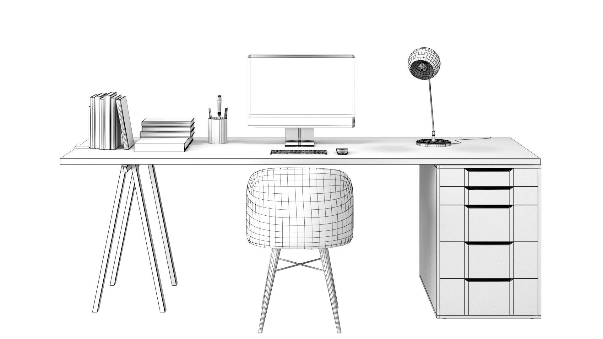 Study Pack A-D 3D Model Collection_19