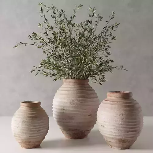 Terra-cotta olive jar 3D model