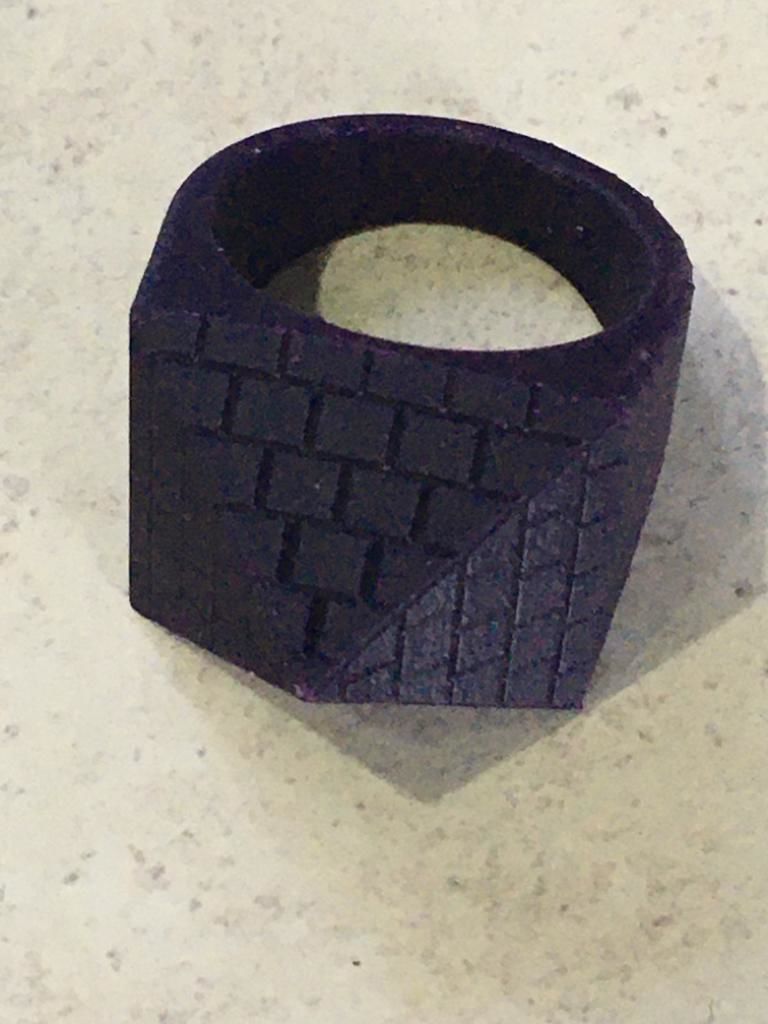 Pyramid ring 3D print model_1