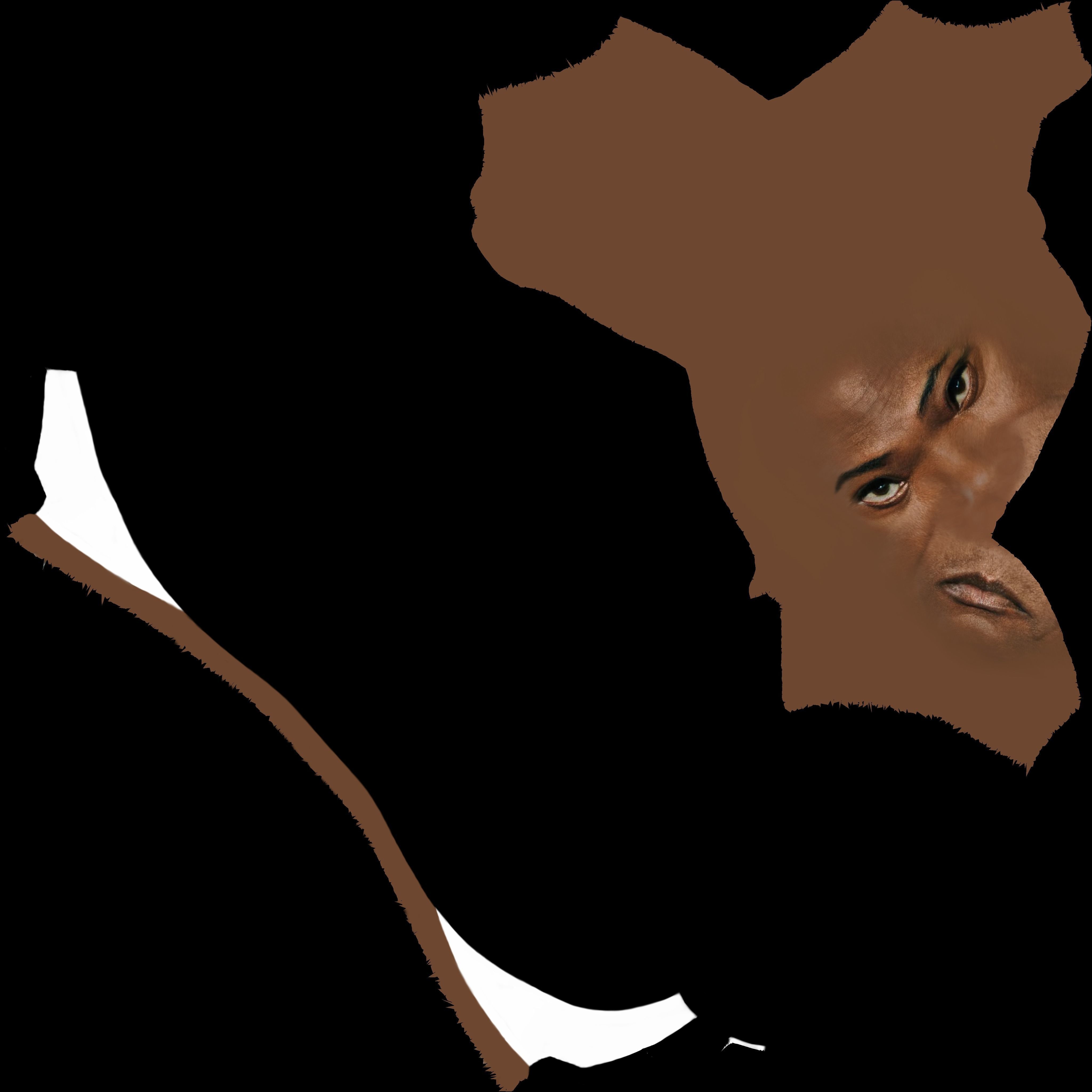 Samuel L Jackson bust ready for full color 3D printing 3D print model_22