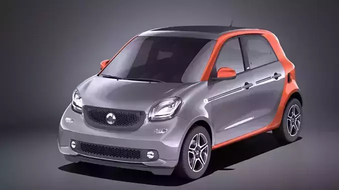 Smart Forfour 2016 VRAY