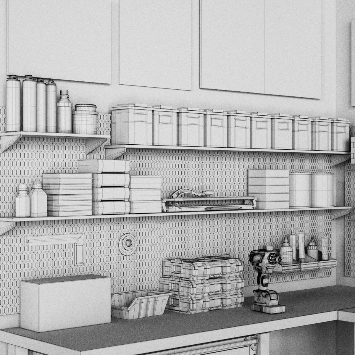 garage tools set 15 3D model_11