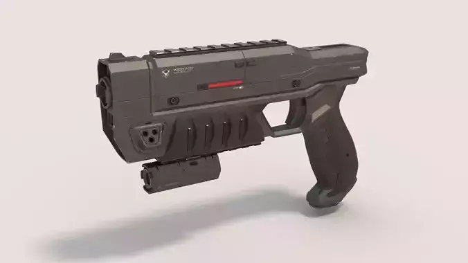 Sci-Fi Blaster 3D model