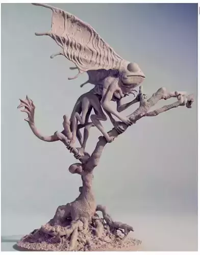 Doxy creature from Fantastic Beasts and Where to find them 3D print model