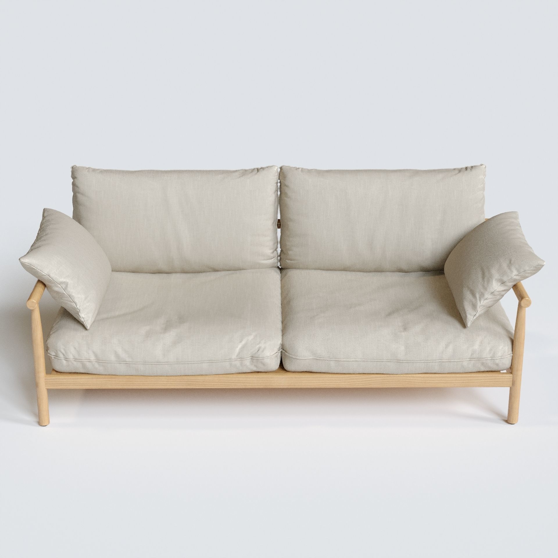 DEDON  Tibbo  2-SEATER Sofa 3D model_1