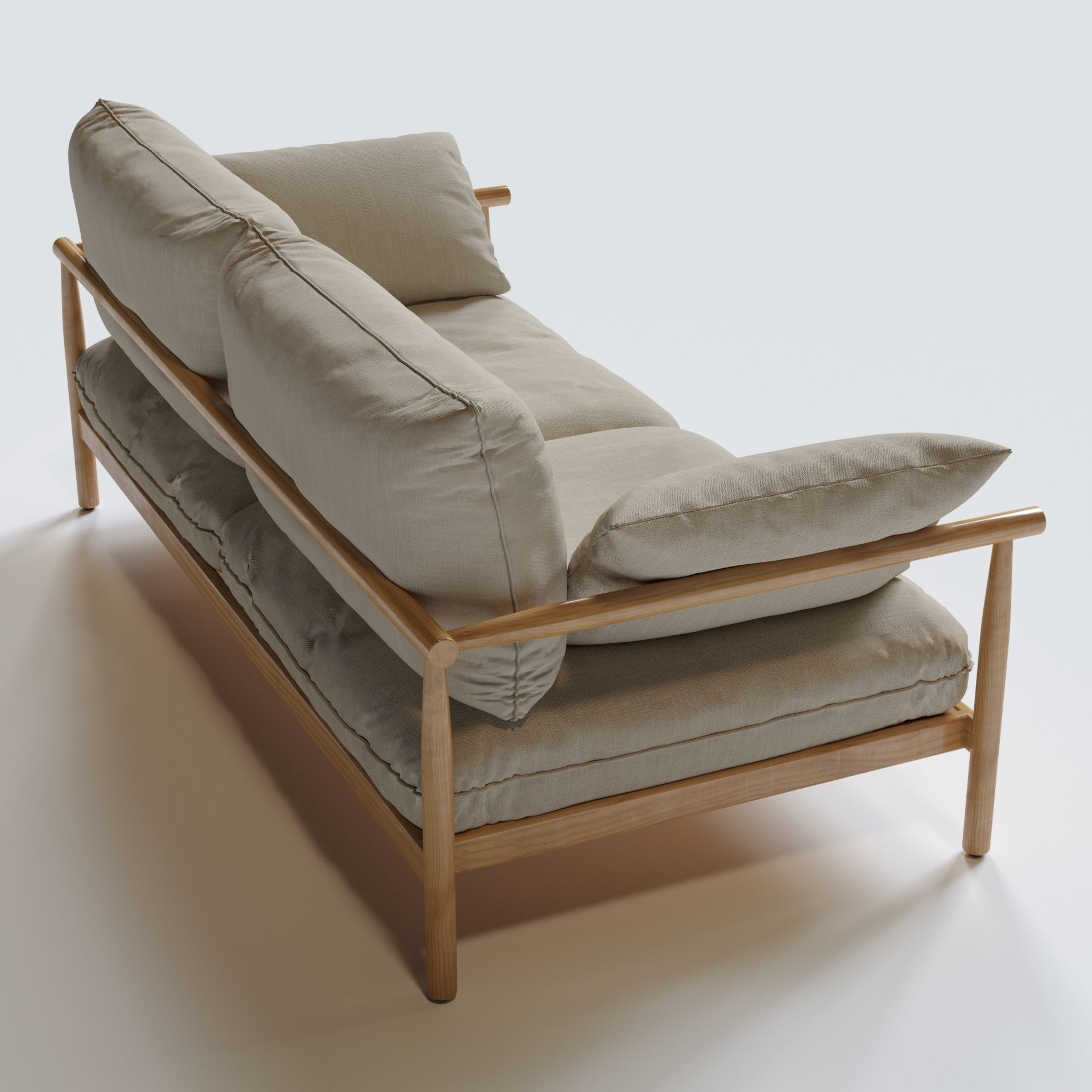 DEDON  Tibbo  2-SEATER Sofa 3D model_2