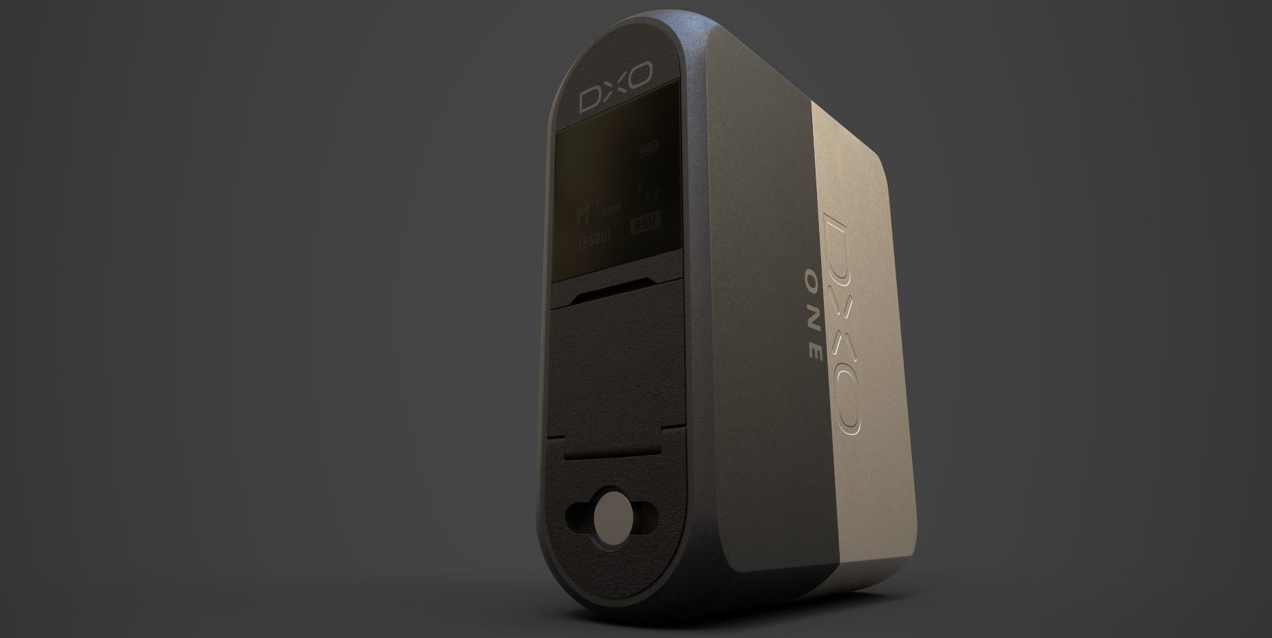 DxO ONE Camera Low-poly 3D model_6