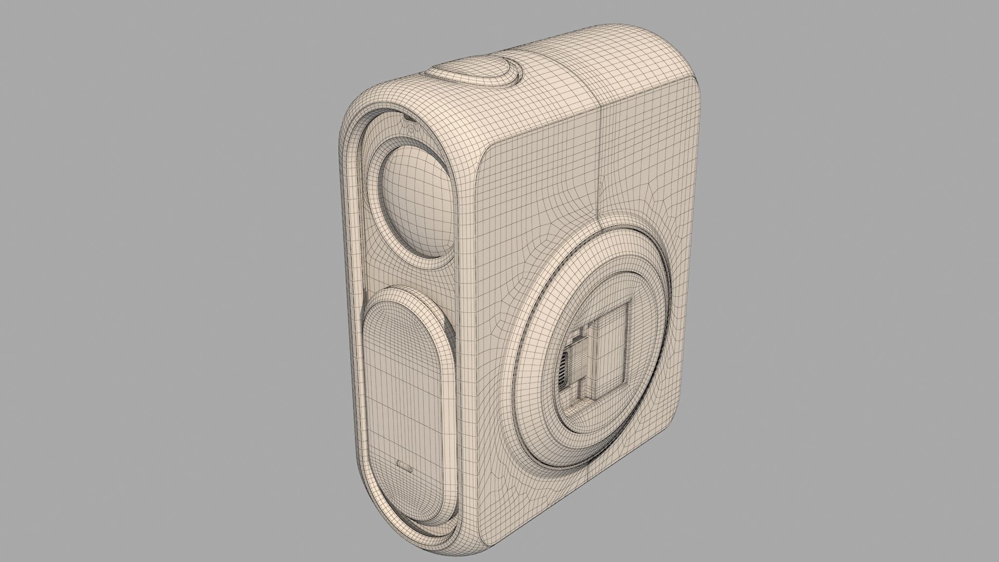 DxO ONE Camera Low-poly 3D model_7