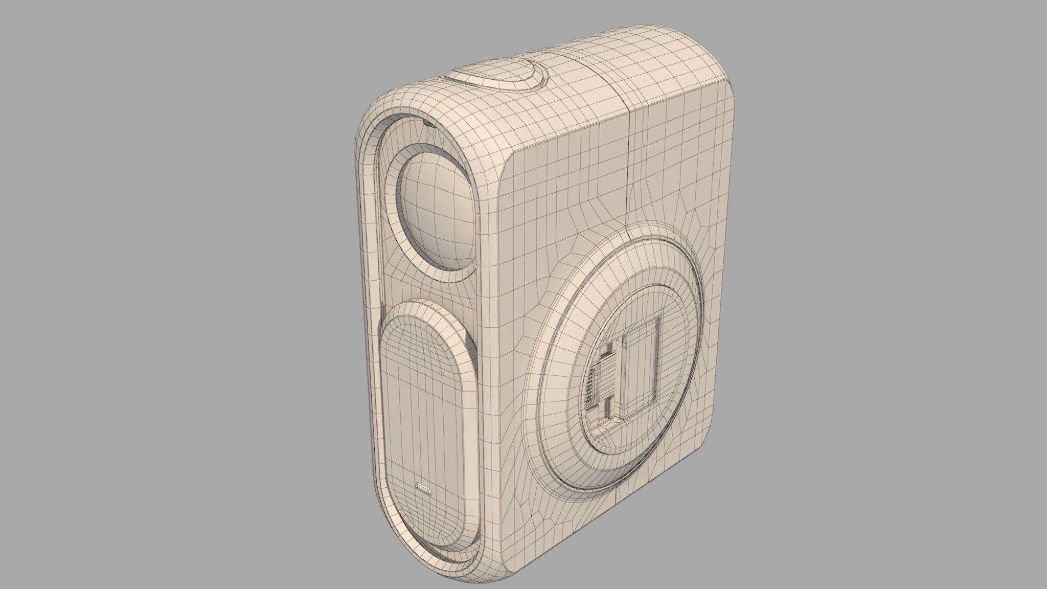 DxO ONE Camera Low-poly 3D model_8