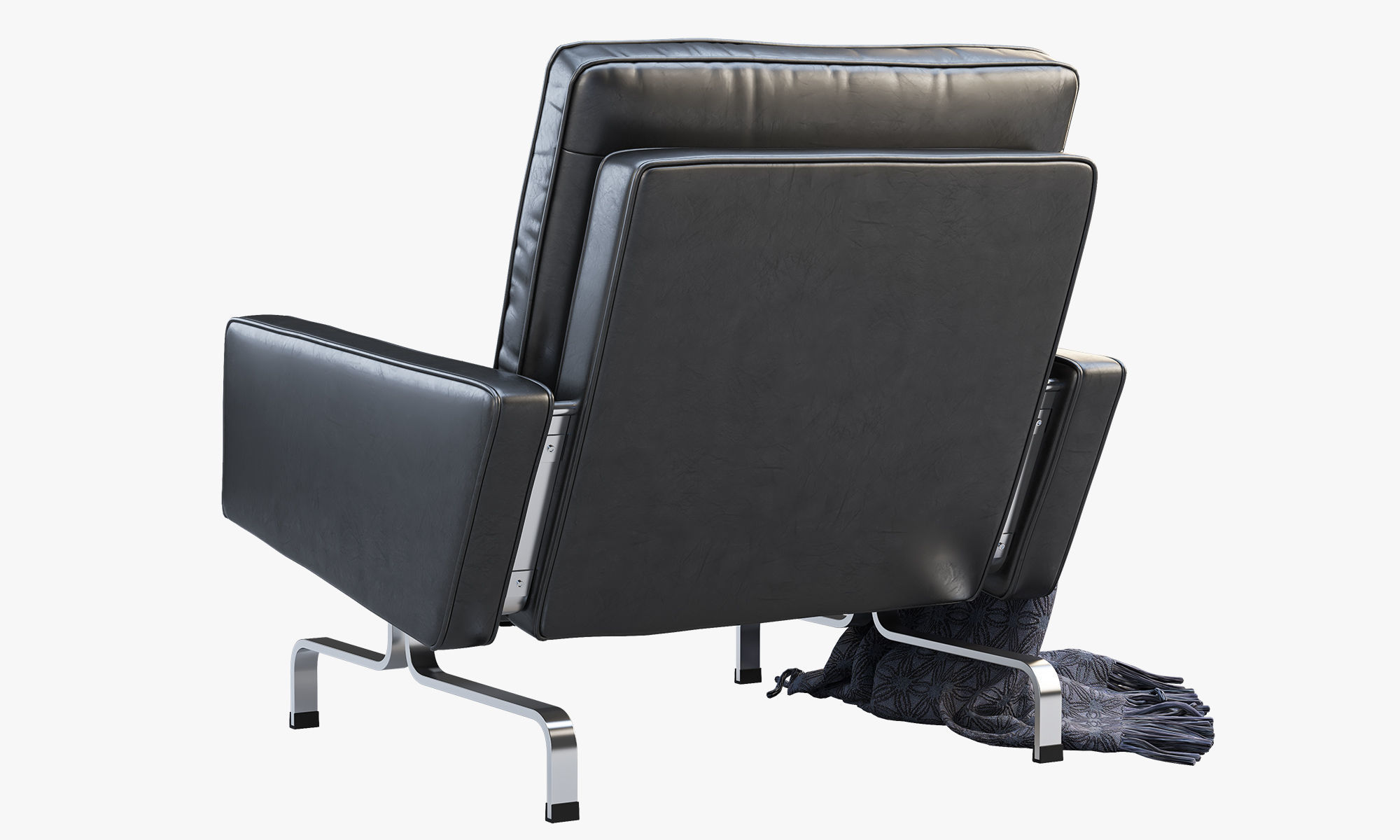 Fritz Hansen PK31 easy chair 3D model_7