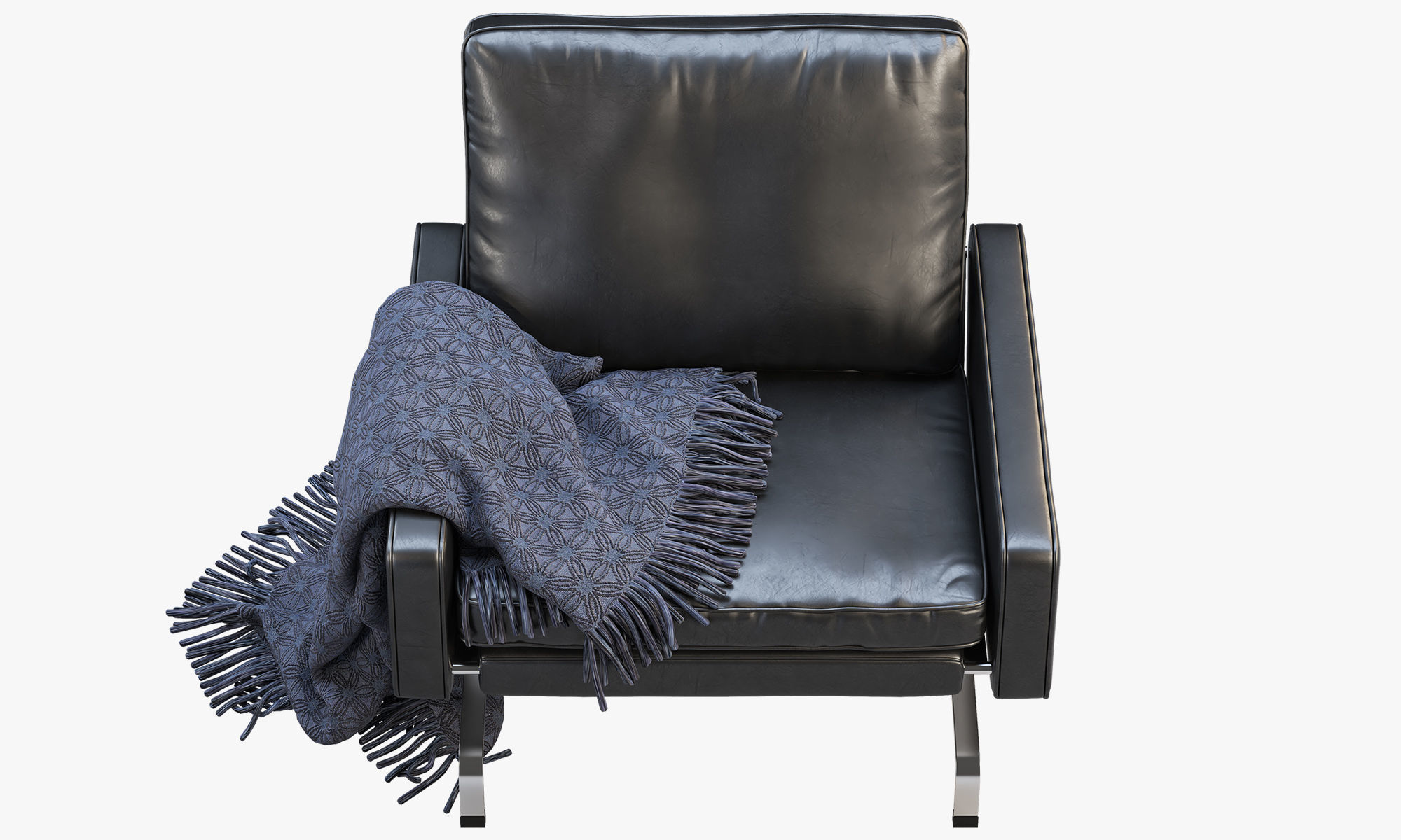 Fritz Hansen PK31 easy chair 3D model_4