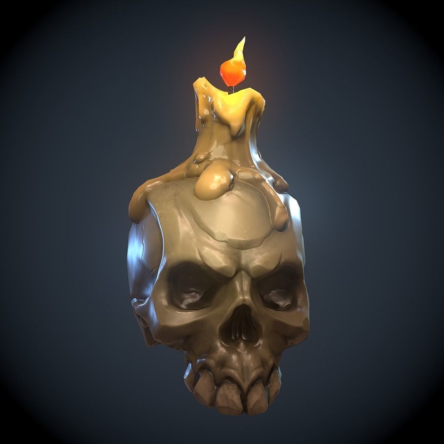 Halloween pack Low-poly 3D model_16